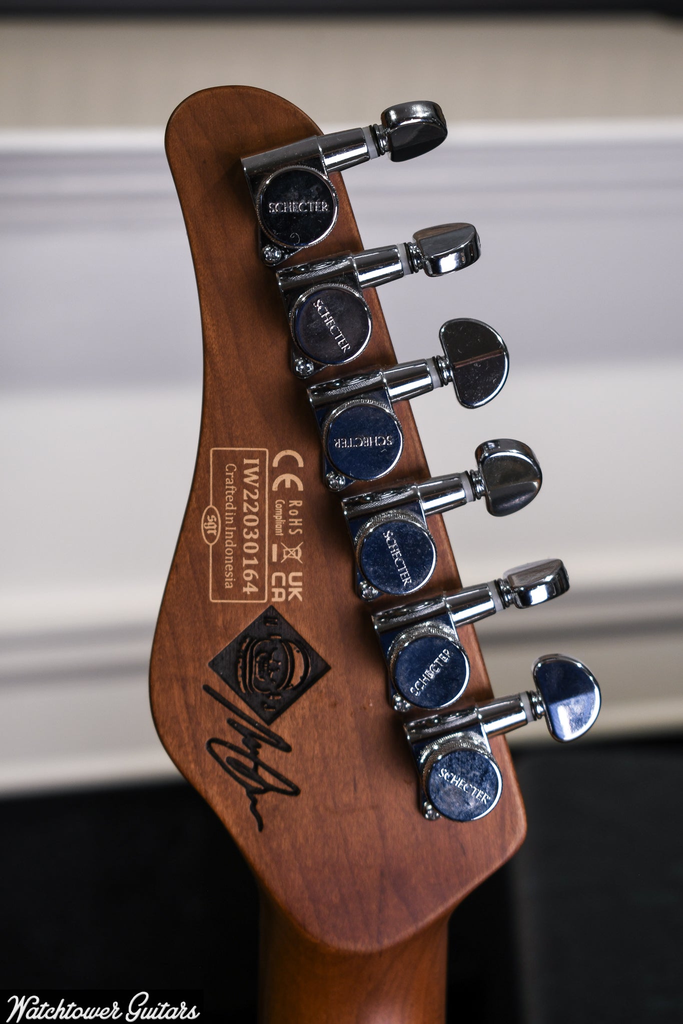 2022 Schecter Nick Johnston Traditional H/S/S Atomic Frost