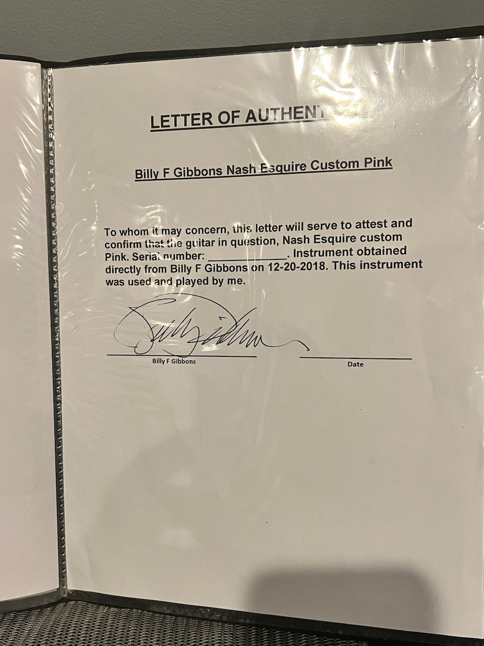 2009 Nash Esquire E-57S Purple Metallic Personally Owned by Billy Gibbons