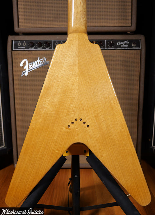 2022 Gibson 1958 Flying V Korina (White Pickguard)