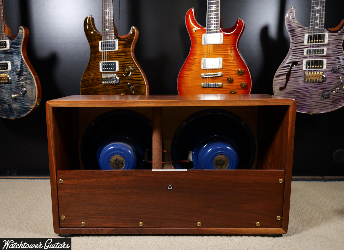2000's Alessandro English Coon Hound Head Walnut 2x12 Cabinet