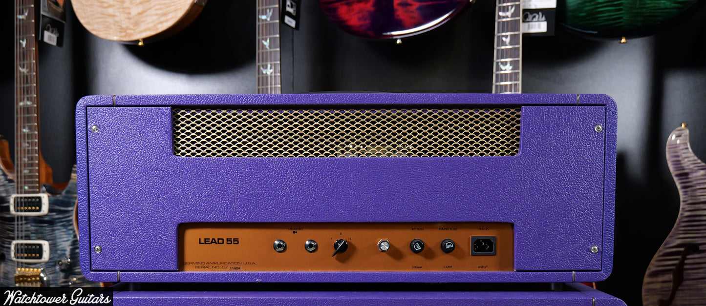 2025 Germino Lead 55 LV Master Volume Purple Tolex