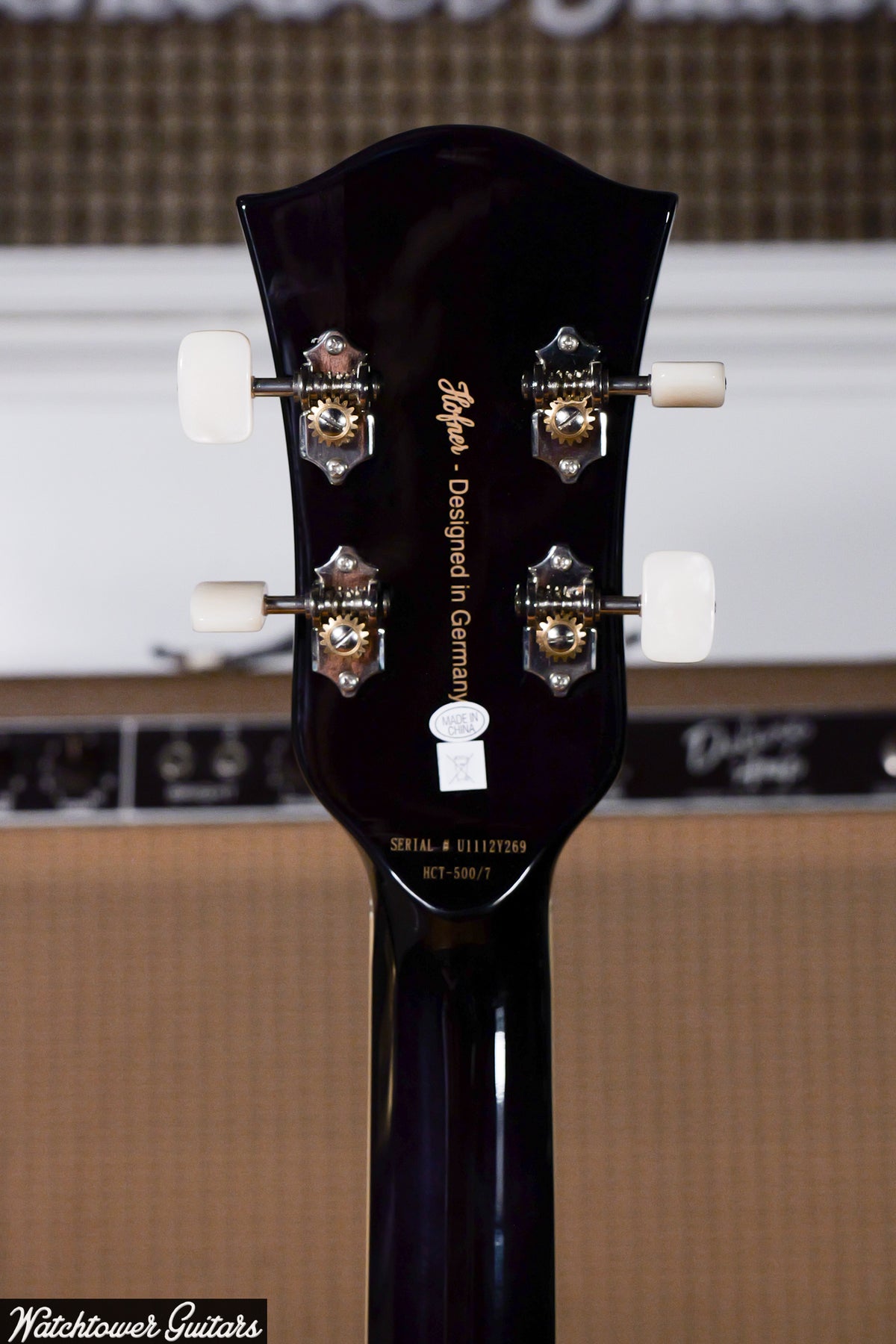 Hofner Contemporary HCT-500/7-TR - Verythin Bass Cherry