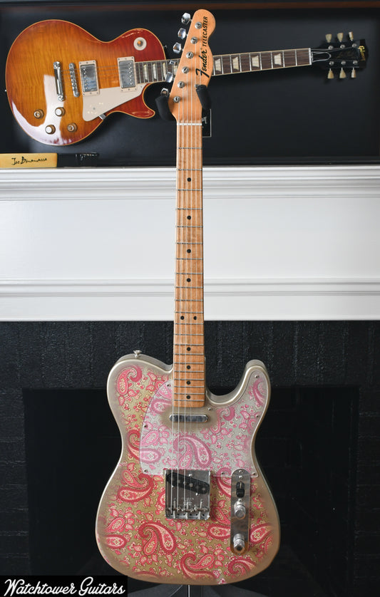 1968 Original Fender Neck Crook Telecaster Aged Gold Paisley Voodoo TE-59 pickups