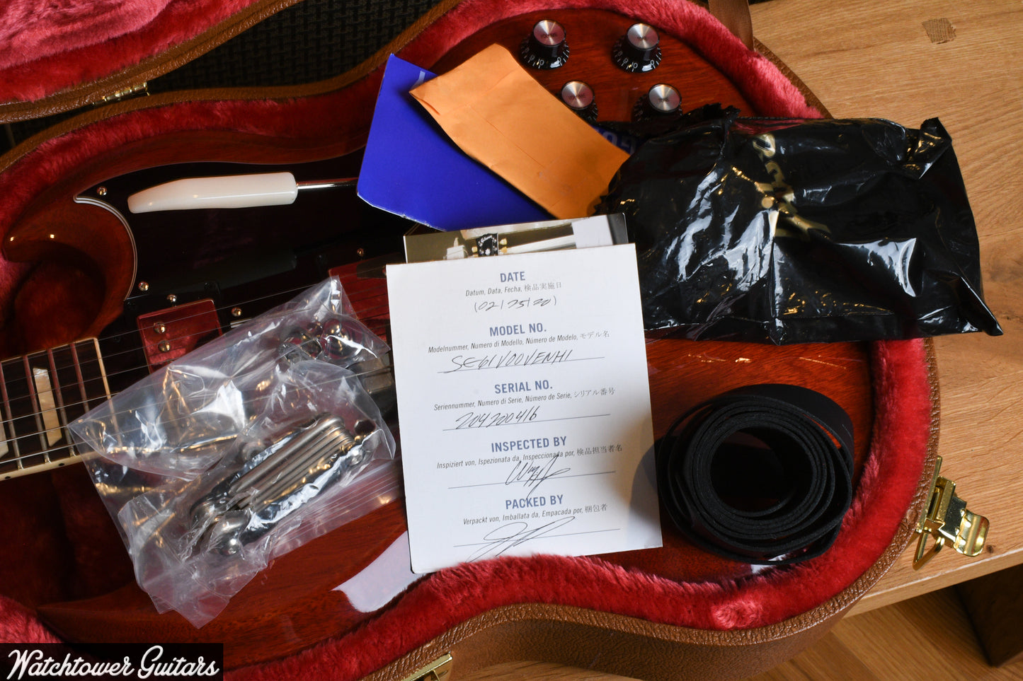 2020 Gibson SG Standard '61 Maestro Vibrola Vintage Cherry