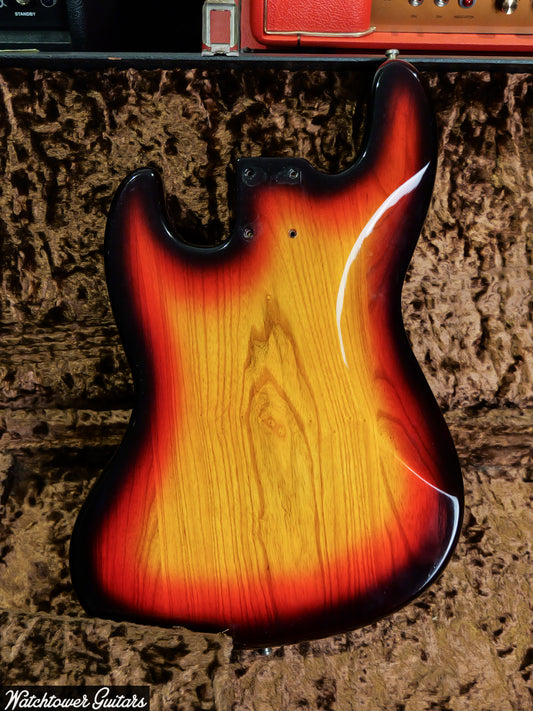 1973 Fender Jazz Bass Loaded Body - Refinished Sunburst