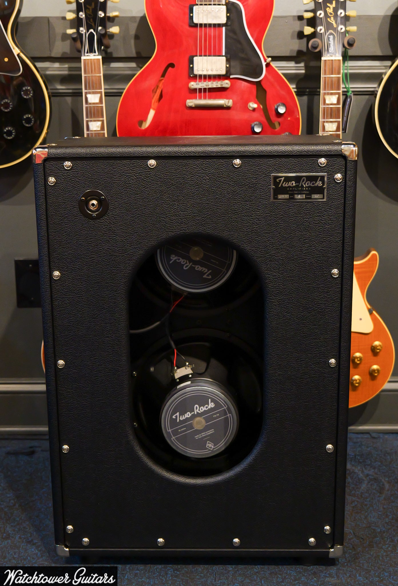 Two Rock 2x12 Cabinet in Black Bronco/Modern Silver Grill (SN21718)
