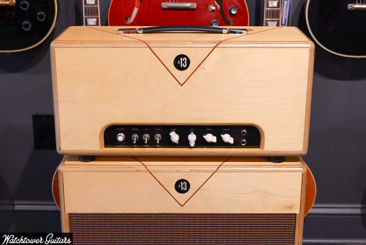 Divided by 13 CCC 9/15 Head & 1x12F Cabinet Natural Wood with Amber Shellac