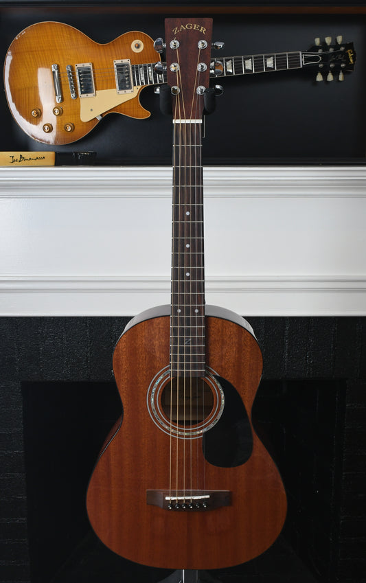 2022 Zager Travel Size Solid African Mahogany Electric