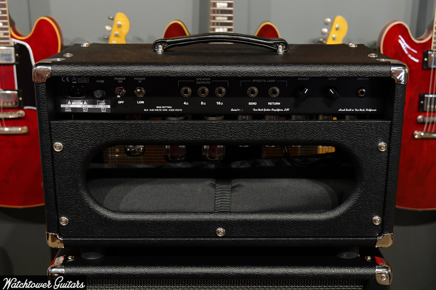 2025 Two Rock Vintage Deluxe Head 35 Watt 6L6 Black Bronco & Silver Cloth
