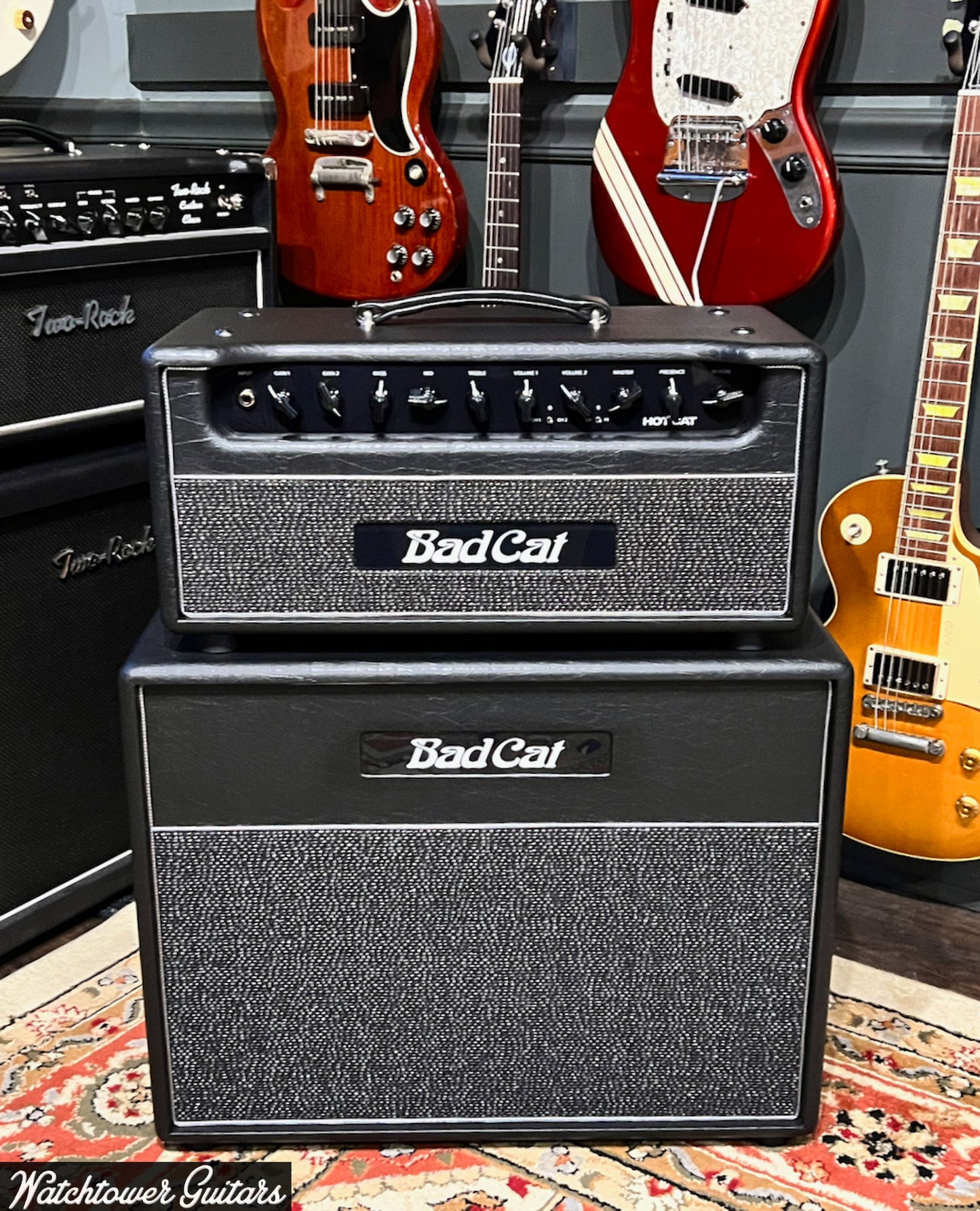 Bad Cat Hot Cat Head Black Tolex
