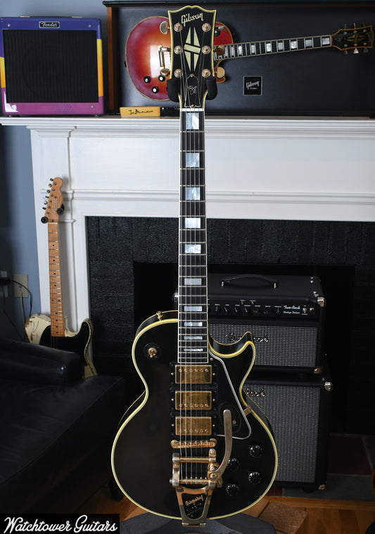 2008 Gibson Jimmy Page Signature Les Paul Custom VOS Black Beauty Bigsby