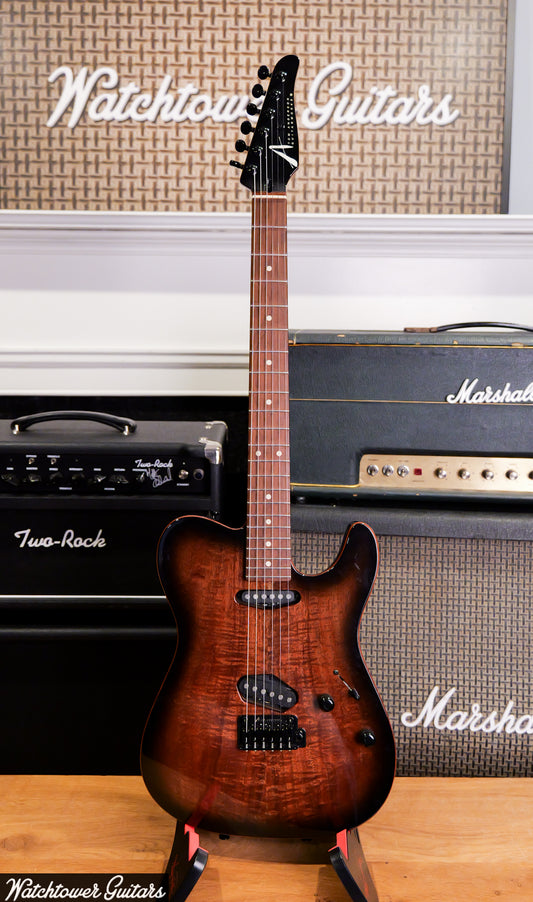 2019 Tom Anderson Top T Private Reserve Koa Black Shaded Edge with Binding