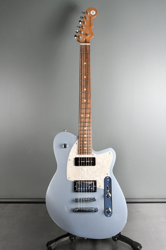 2020 Reverend Double Agent OG Metallic Silver Freeze