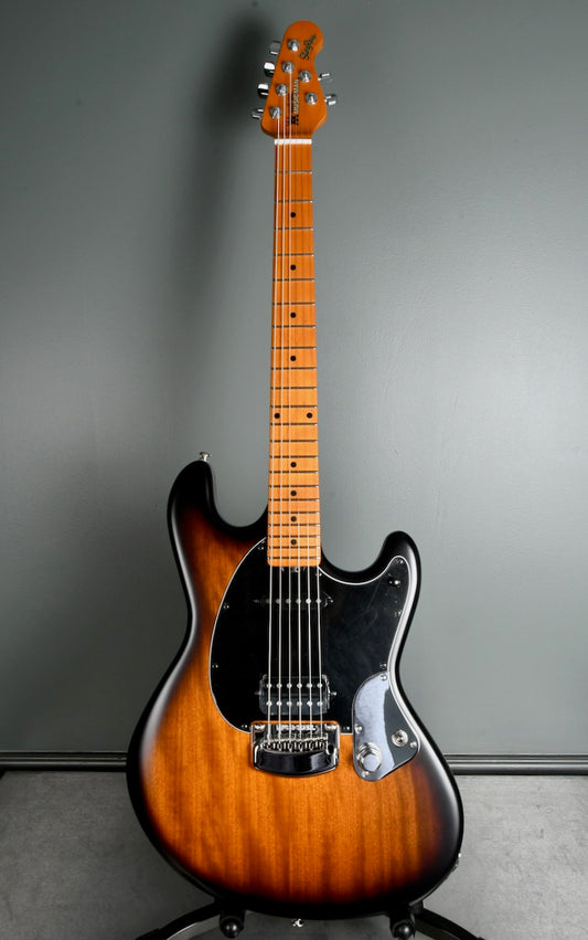 2020 Ernie Ball Music Man Dustin Kensrue Stingray Dark Satin Tobacco Burst