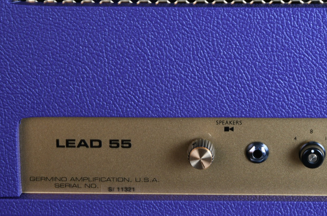 2020 Germino Lead 55 LV Master Volume Purple Tolex