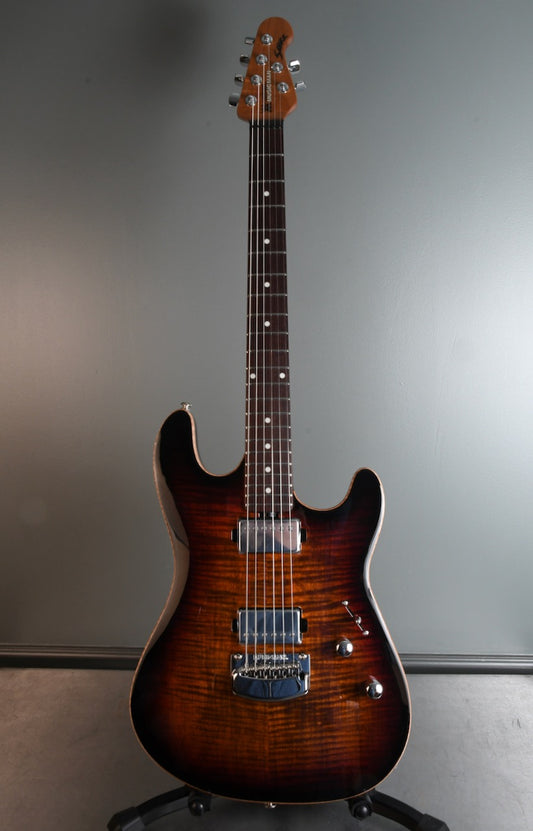 2020 Ernie Ball Music Man Sabre Bougie Burst