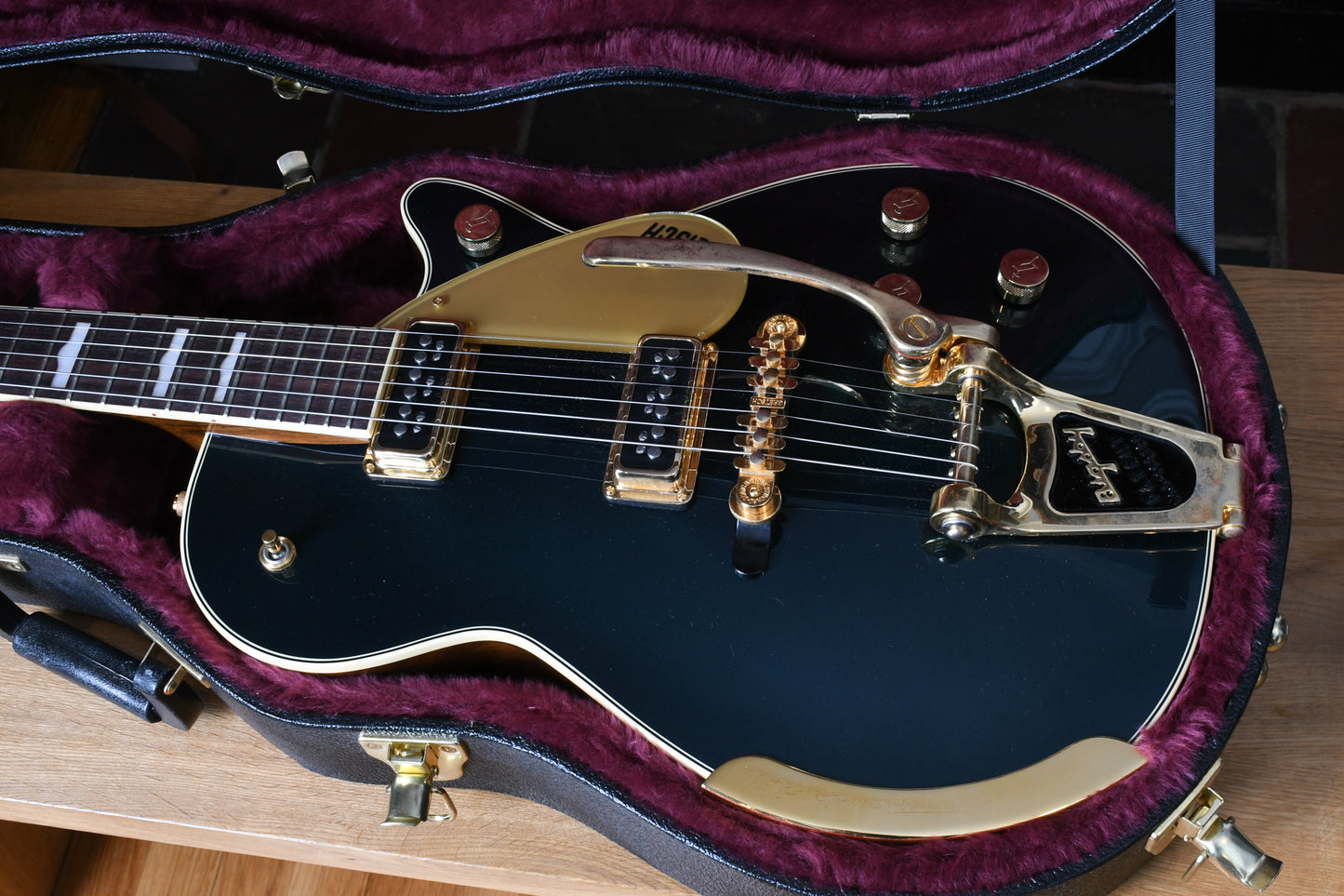 2021 Gretsch G6128T-57 Vintage Select ’57 Duo Jet with Bigsby Cadillac Green