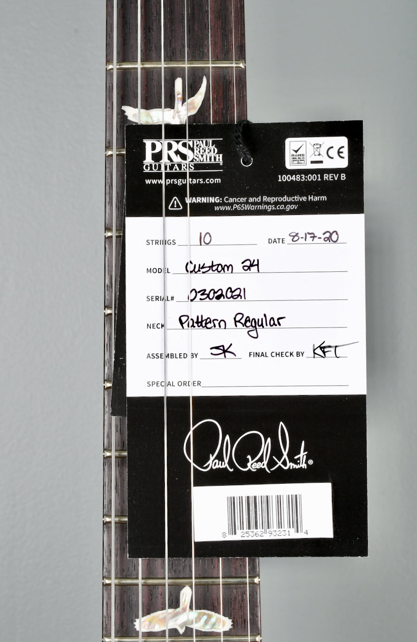 2020 PRS Custom 24 *Custom Color* Emerald Wrap Burst