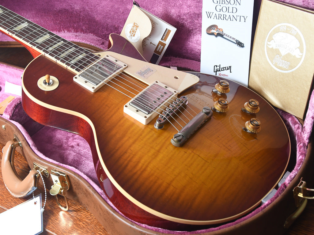2019 Gibson 60th Anniversary Les Paul 1959 R9 Reissue Cherry Teaburst OHSC