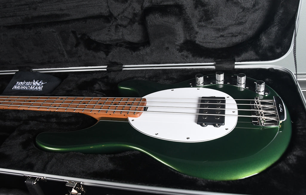 2019 Ernie Ball Music Man Sting Ray Special 4 String Charging Green