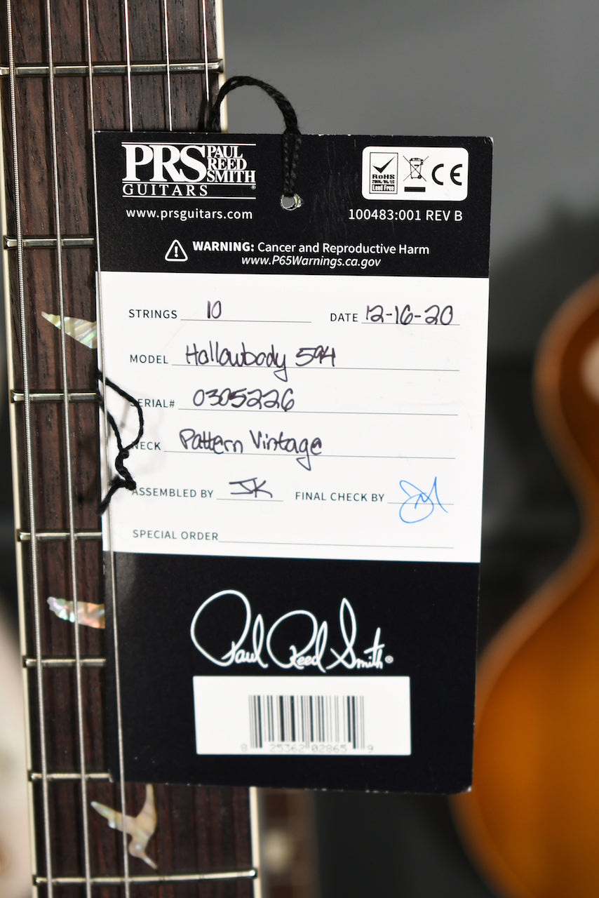 Paul Reed Smith PRS McCarty 594 Hollowbody II *Custom Color* Cherry Wrap Burst