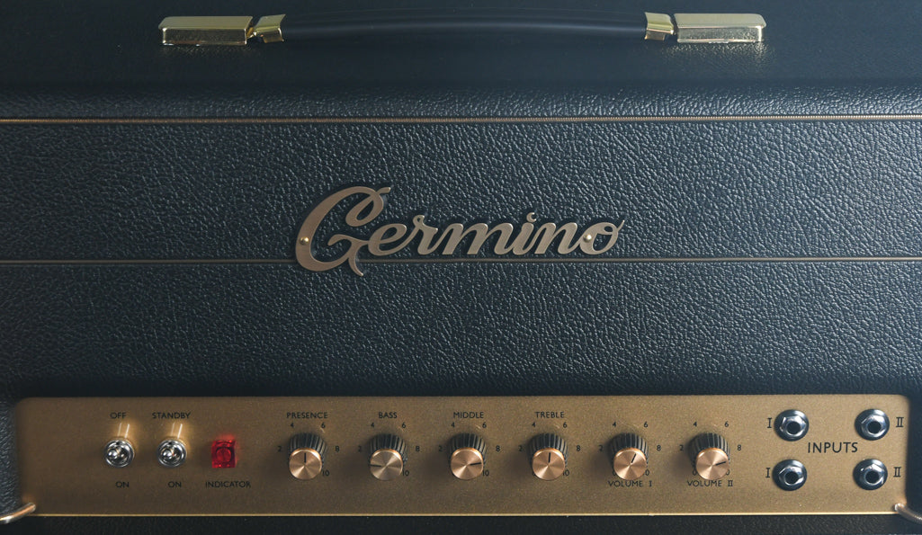 2019 Germino Club 40 Master Volume Tube Rectified Option Black Tolex