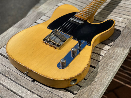 2020 Danocaster Single Cut Premium Blackguard, Ron Ellis pickups
