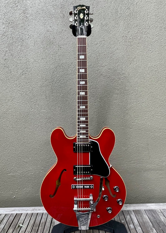 2018 Gibson Memphis ES-335 Traditional Bigsby B7 Antique Faded Cherry