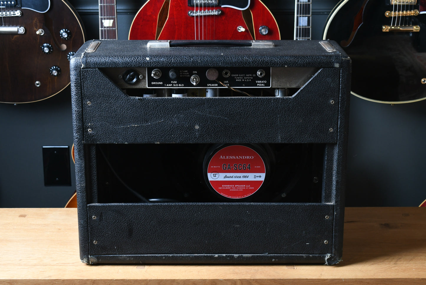 1964 Fender Princeton Amp Non-Reverb model with 12" Alessandro Speaker