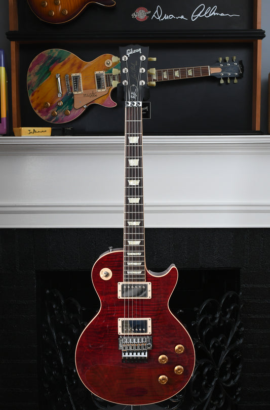 2011 Gibson Custom Shop Alex Lifeson Signed #15/50 Les Paul Axcess Royal Crimson