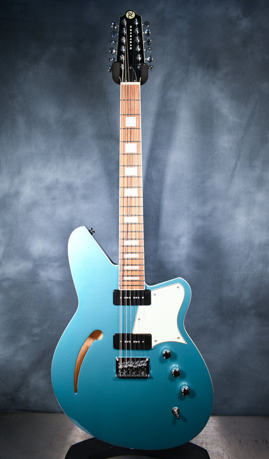 Reverend Airwave 12 String Deep Sea Blue HARDSHELL CASE INCLUDED !
