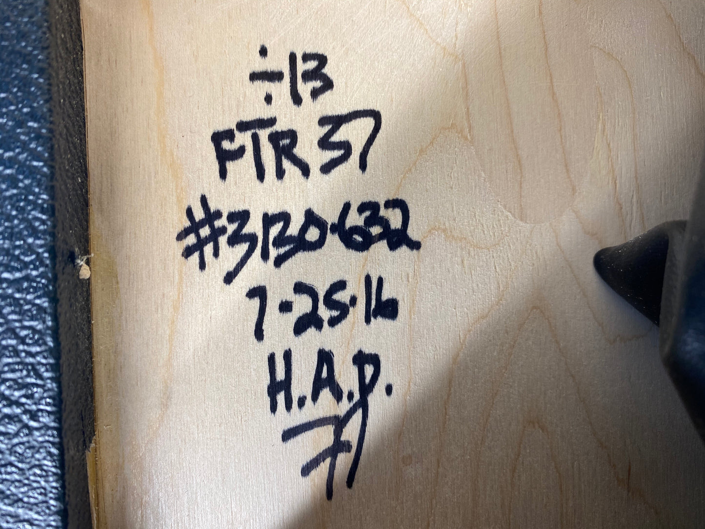 Divided By 13 FTR-37 Black/Eggshell Tolex Matching 2x12 Cabinet