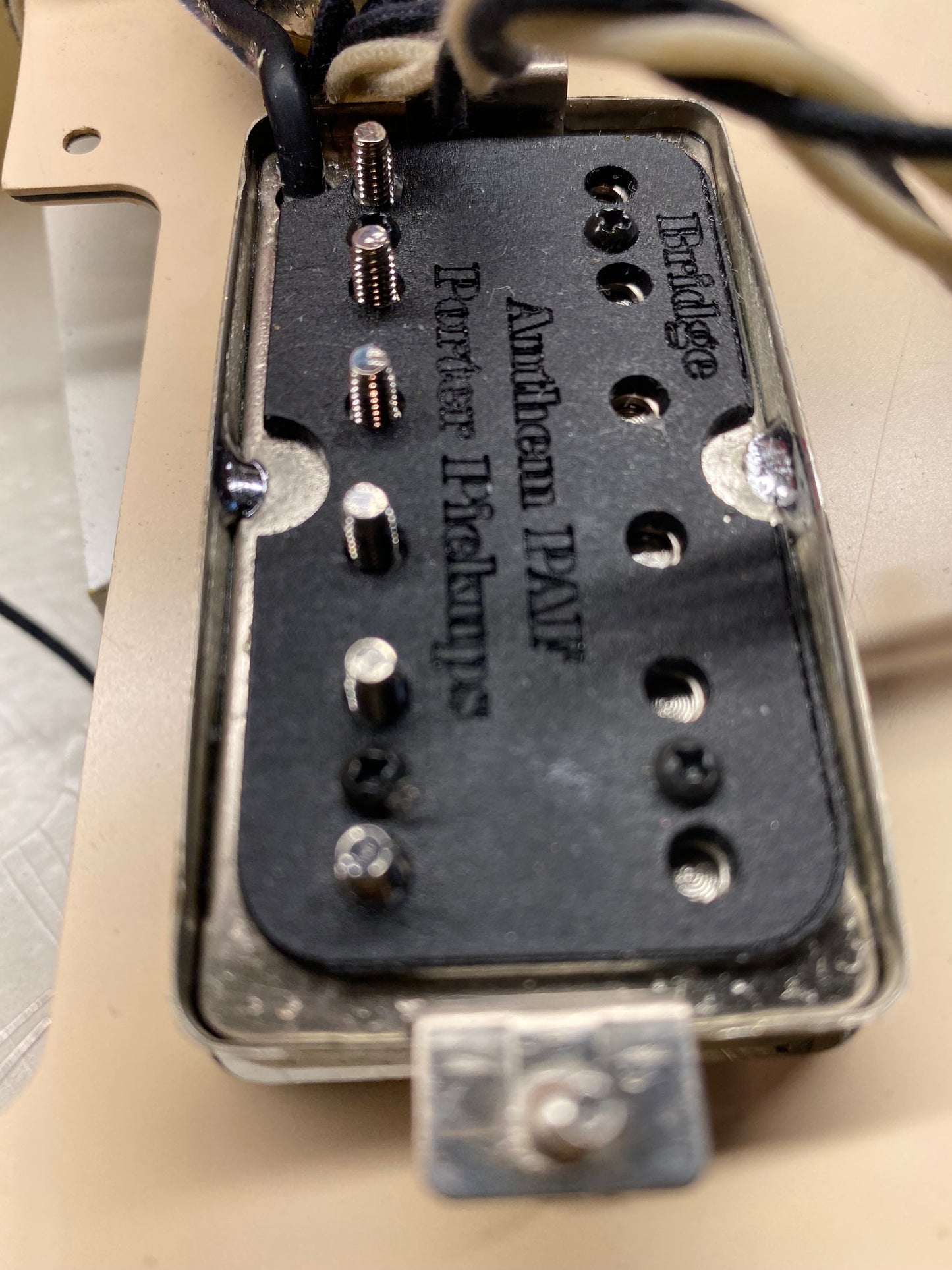 Rust Guitars NYC Stratocaster Olympic White Porter pickups