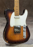 NEW 2025 Nacho Telecaster Aged Two Tone Sunburst Whiteguard #1556