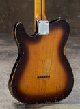 NEW 2025 Nacho Telecaster Aged Two Tone Sunburst Whiteguard #1556