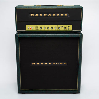 Magnatone Limited Edition Slash Signature SL-100 Head & SL-4x12 Cabinet Anaconda Green