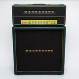 Magnatone Limited Edition Slash Signature SL-100 Head & SL-4x12 Cabinet Anaconda Green