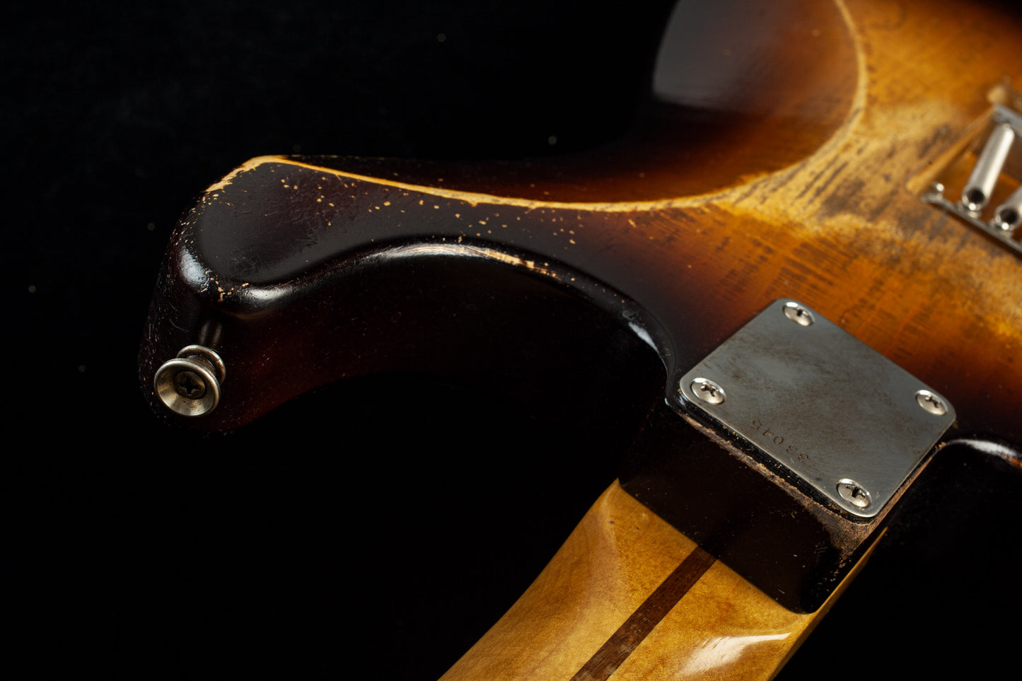 NEW Nacho Contour Body "Brownie" Two-Tone Sunburst #33045