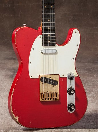 2023 Nacho Telecaster Muddy Waters *Custom Color* Aged Manzana Red #38007
