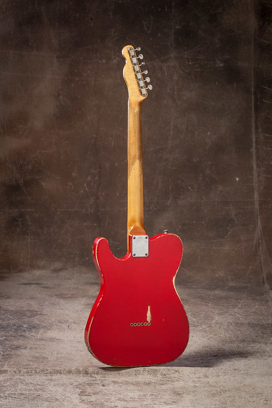 2023 Nacho Telecaster Muddy Waters *Custom Color* Aged Manzana Red #38007