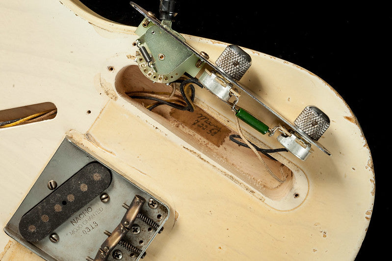 NEW Nacho Telecaster Aged Blonde Whiteguard #0313
