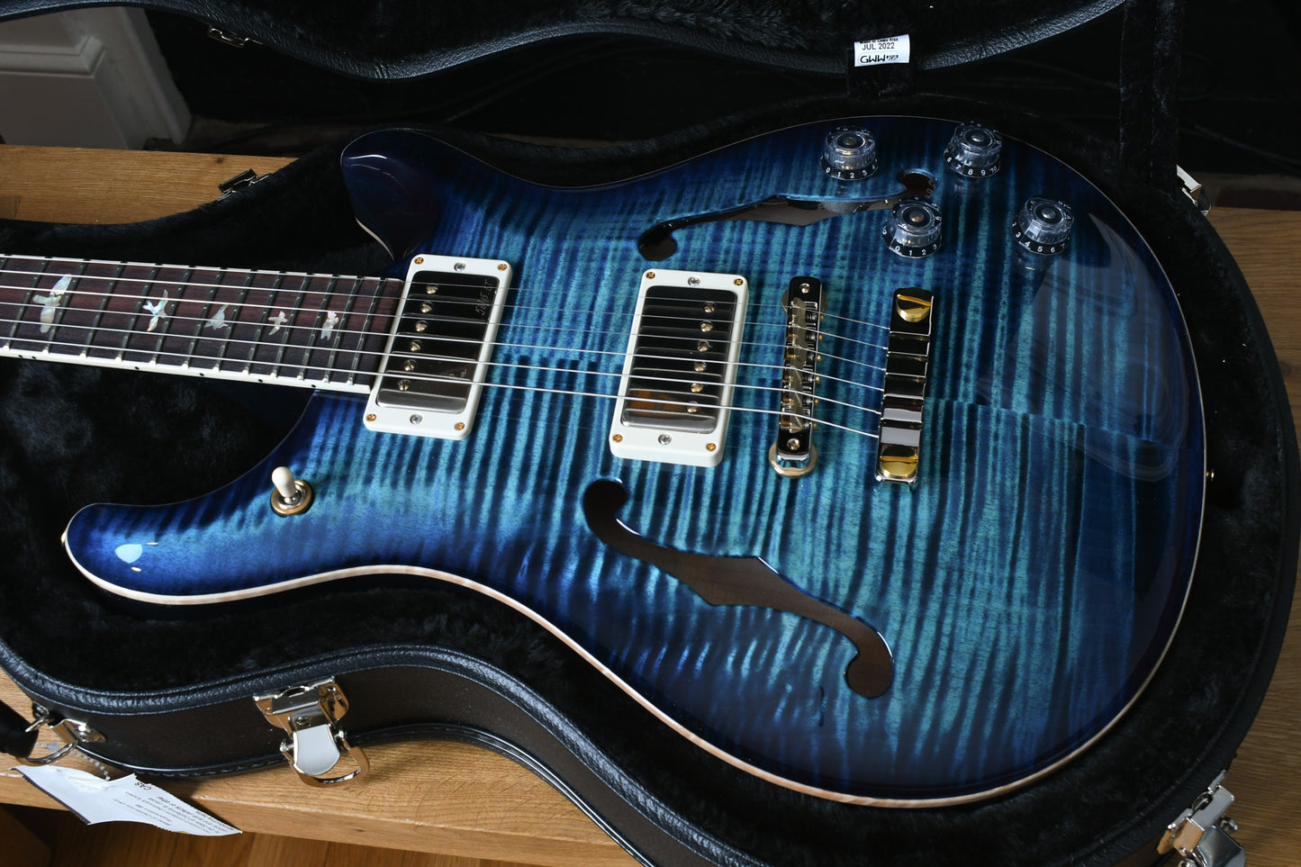 Paul Reed Smith PRS McCarty 594 Hollowbody II 10 Top Cobalt Blue