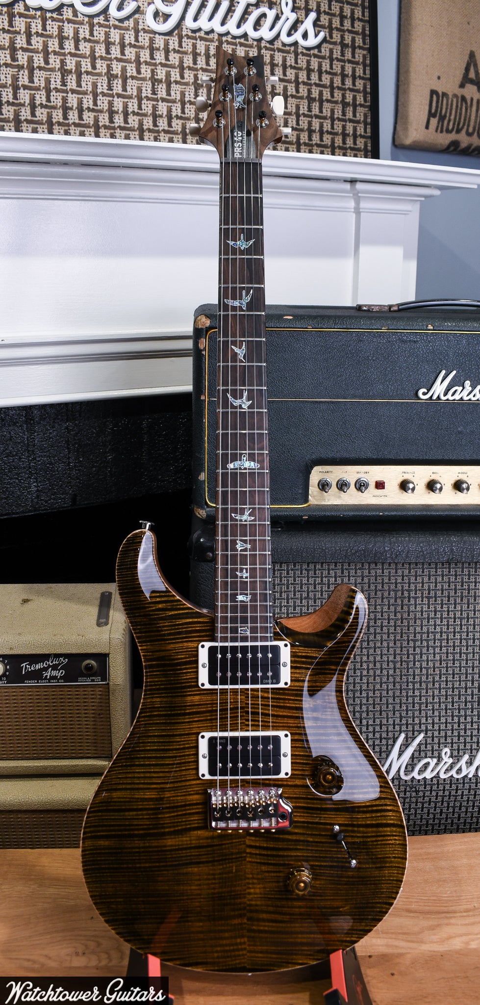 Paul Reed Smith PRS 40TH ANNIVERSARY CUSTOM 24 LIMITED EDITION - Tiger Eye