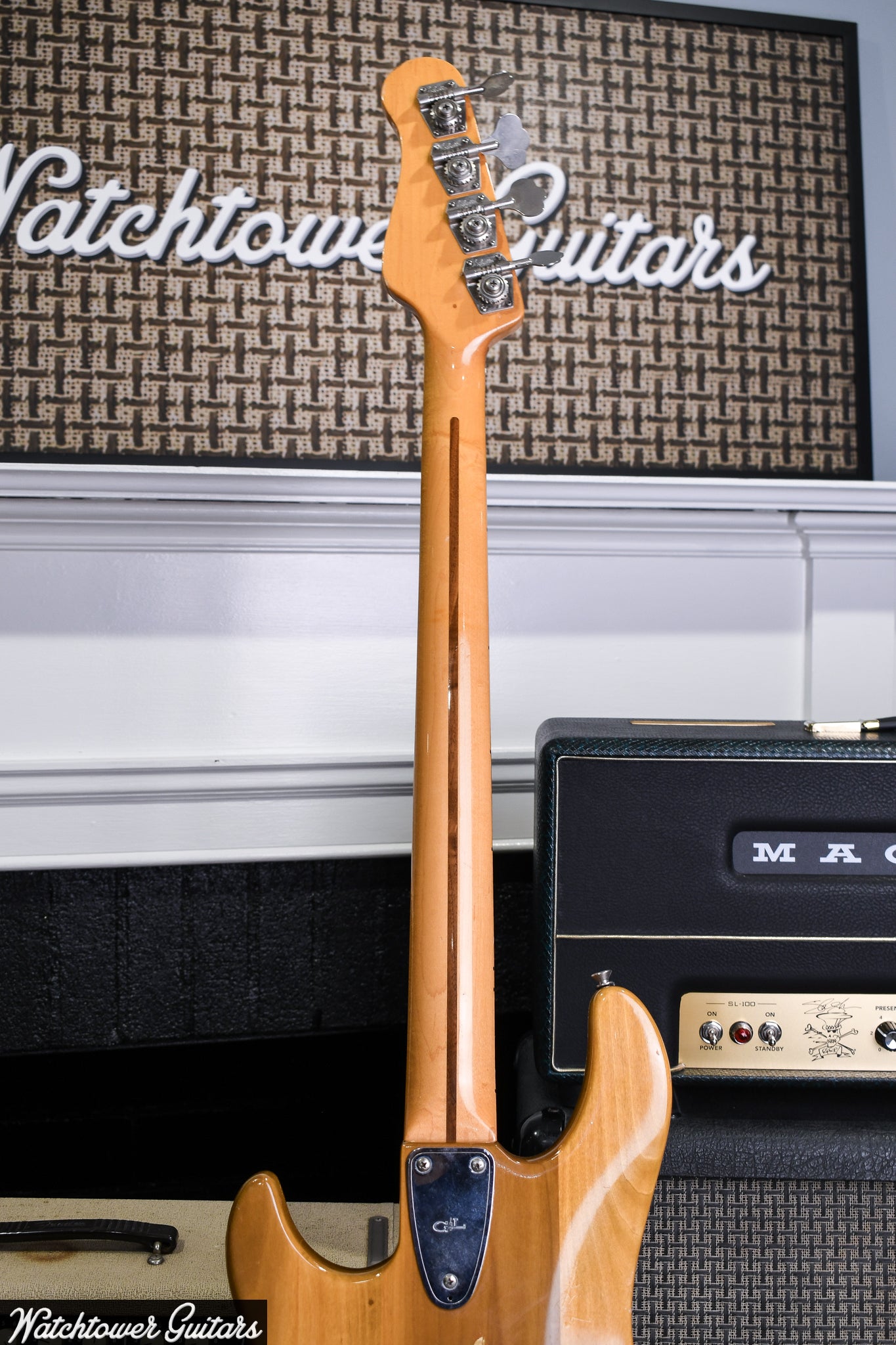 1980 G&L Bass L-2000 Natural Refin