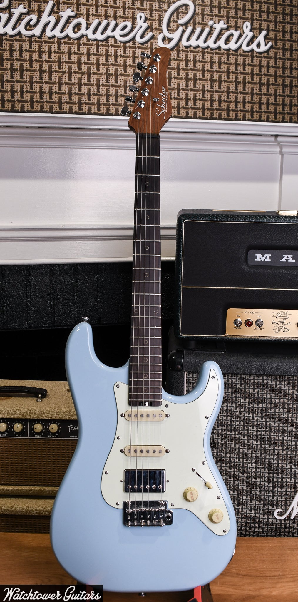 2022 Schecter  Nick Johnston Traditional H/S/S Atomic Frost