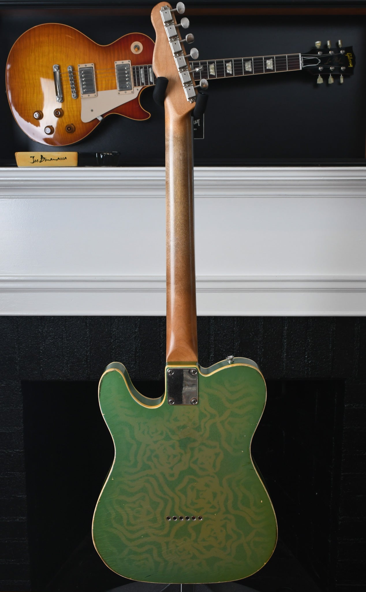 2022 Danocaster Single Cut Custom Lace Green/Gold