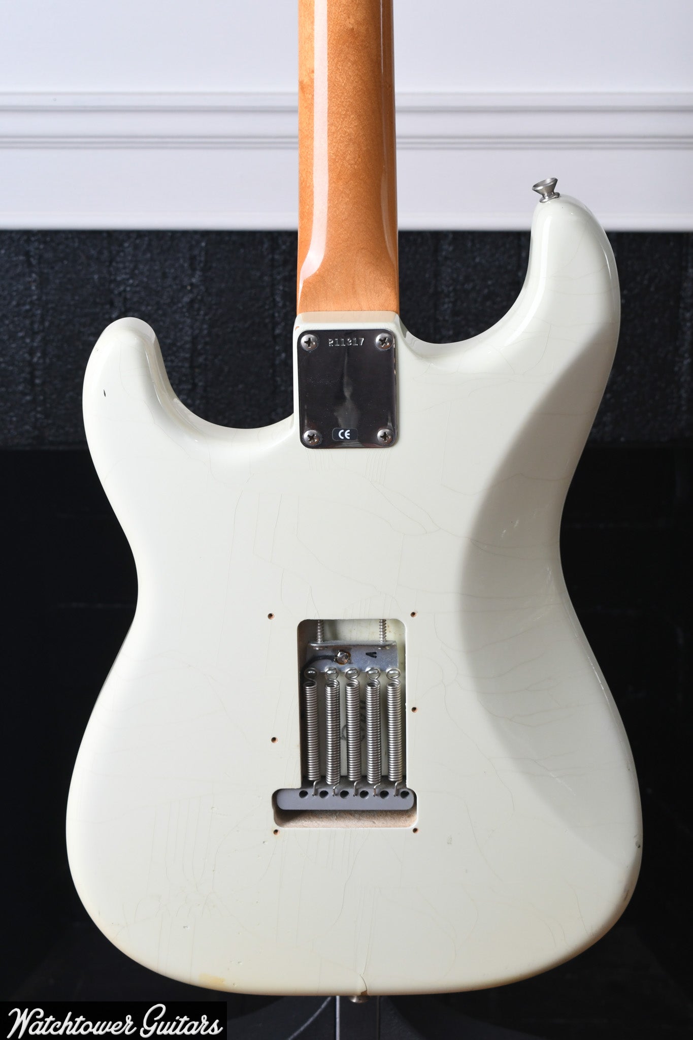 2001 Fender Custom Shop Relic 1961 Stratocaster Olympic White