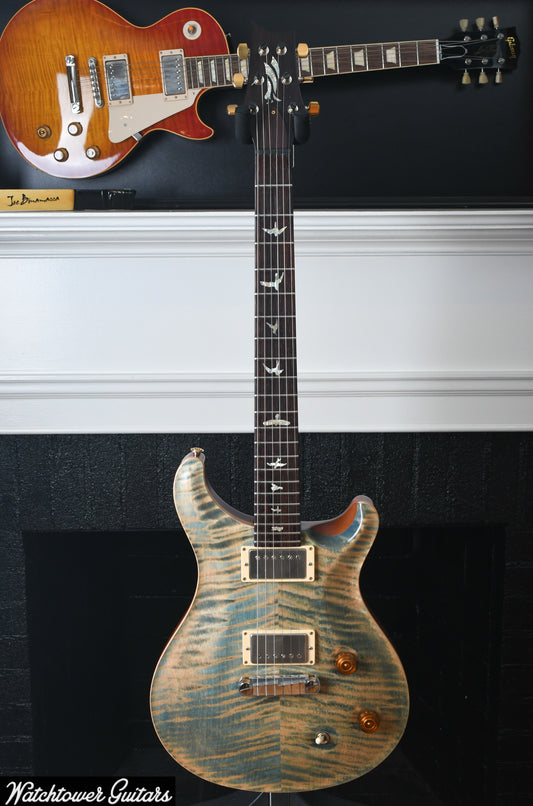 2006 PRS Modern Eagle Faded Blue Jean Brazilian Rosewood Neck