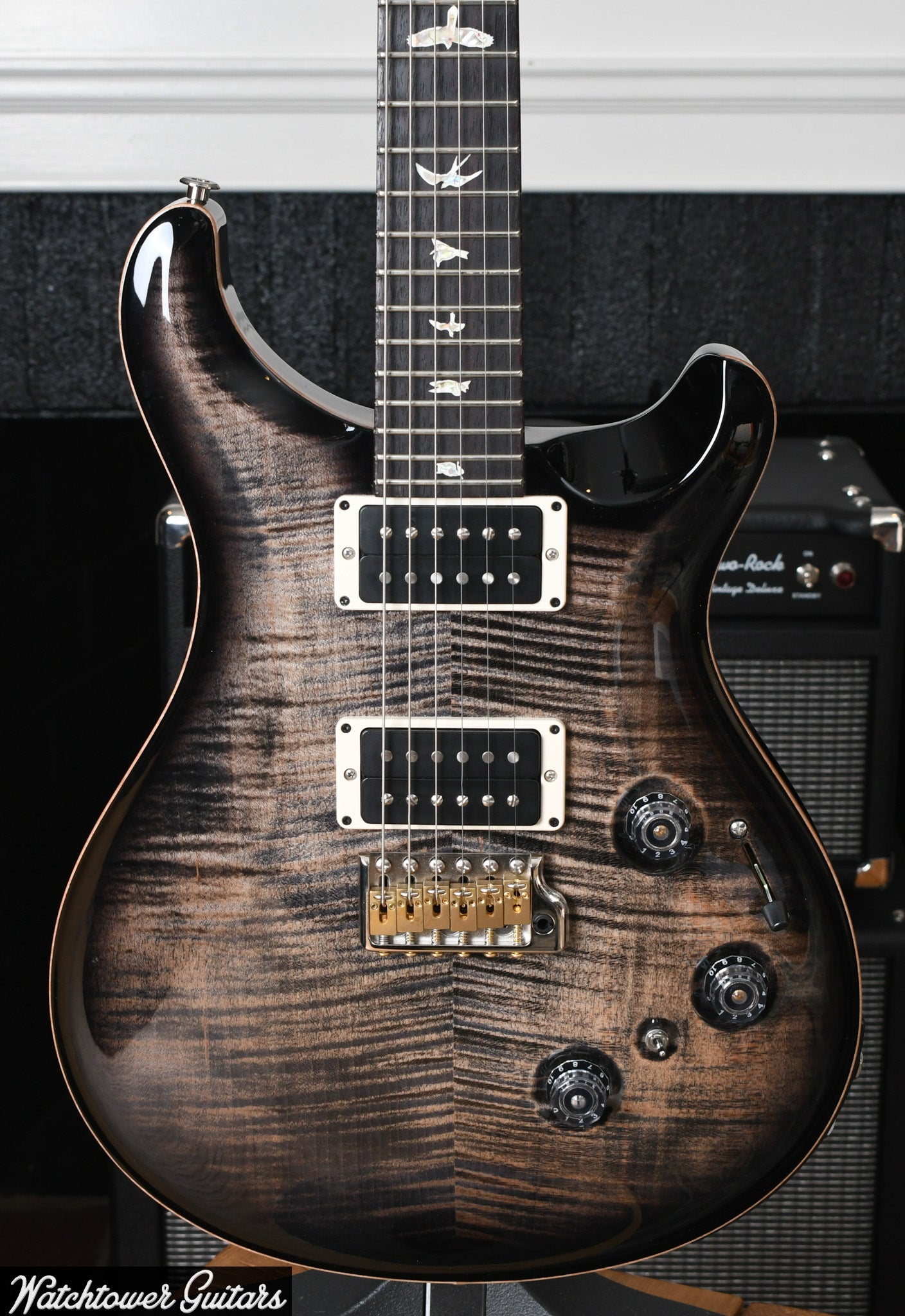 2022 Paul Reed Smith PRS Custom 24 Piezo Charcoal Burst