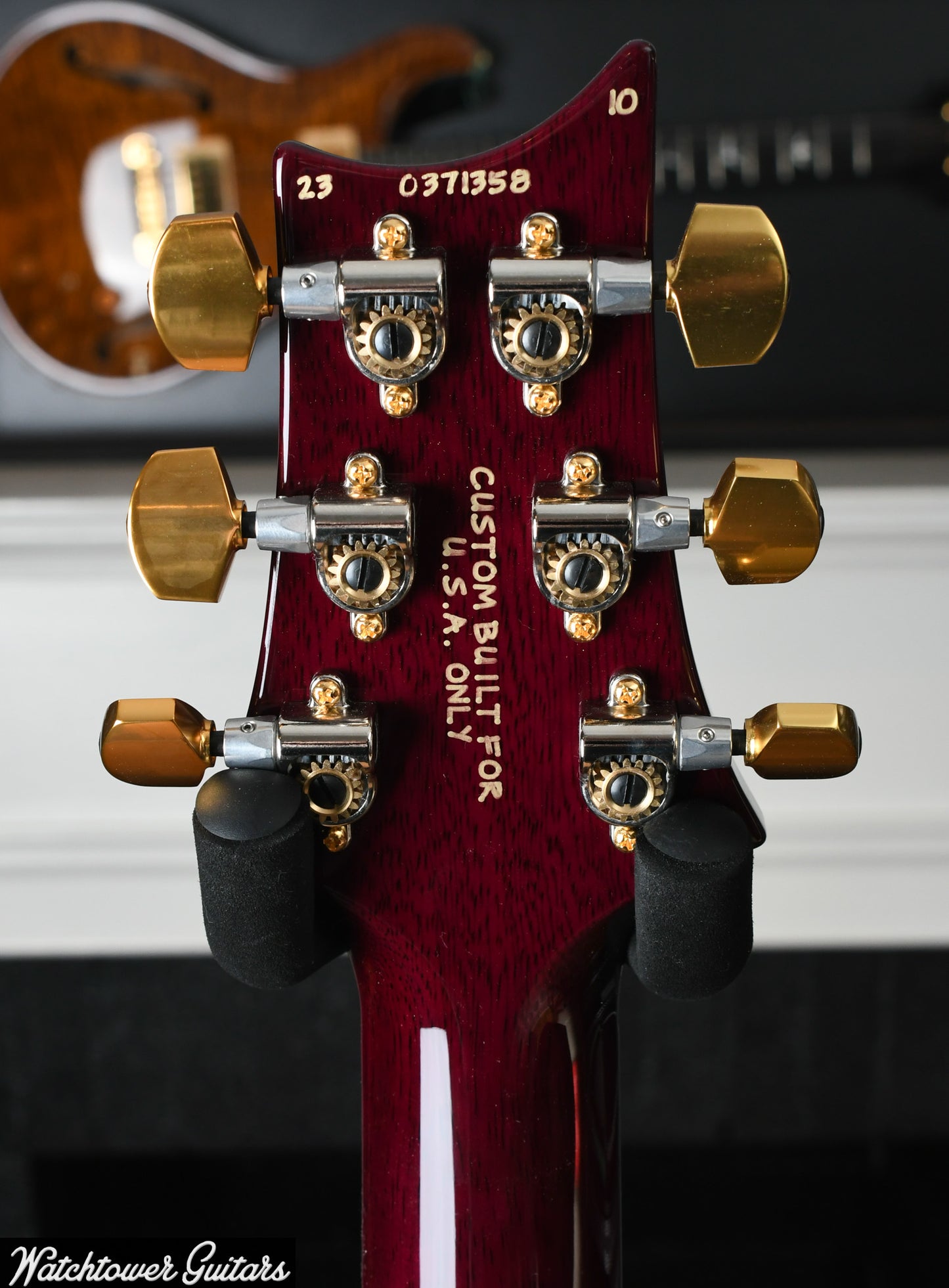 Paul Reed Smith PRS Studio Wood Library 10 Top, Brazilian Board, Korina, Aquableux Purple Burst